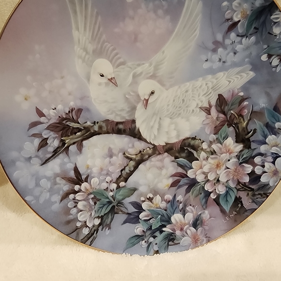 THE DOVES ON WINGS OF SNOW numbered collector edition - Picture 3 of 6